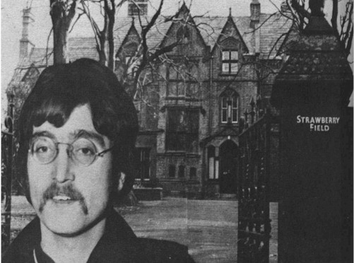 John Lennon at Strawberry Fields