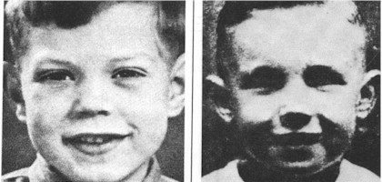 Mick and Bill as babies